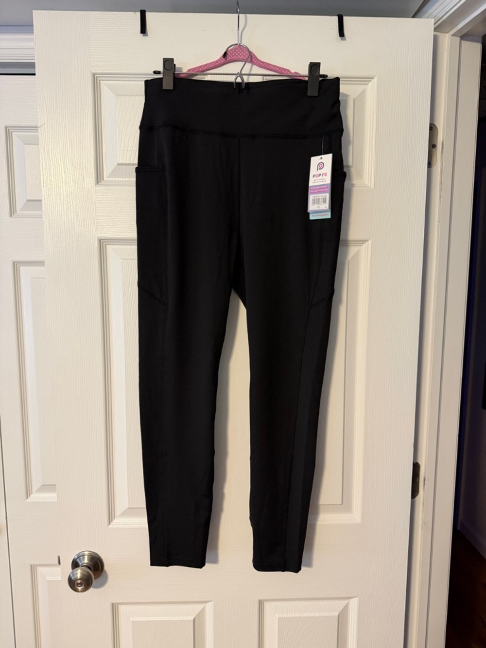 POP Fit Black High-Waist Leggings, BNWT, Style: Harlow